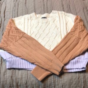 Kendall and Kylie multi color fall sweater